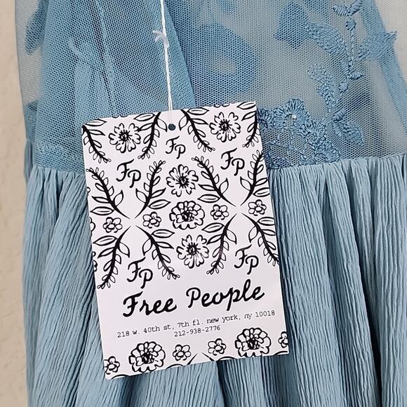 NWT Free People Embroidered Boho Dress - Picture 6 of 7